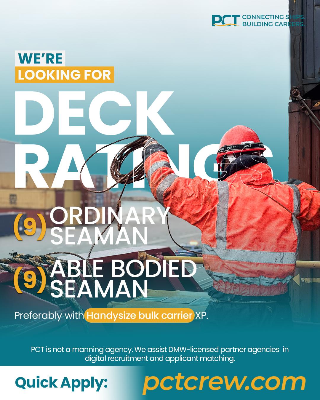 PCT - Deck Ratings Position